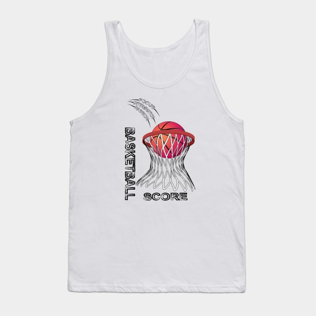 Basketball Tank Top by Designoholic